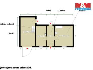 Prodej chalupy, Nečtiny, 43 m2