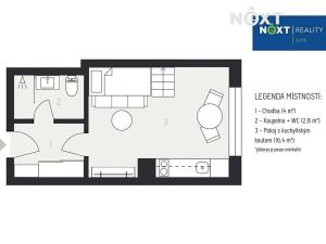 Pronájem bytu 1+kk, Brno, Bratislavská, 24 m2