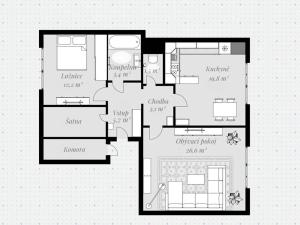 Prodej bytu 3+kk, České Budějovice, Skuherského, 93 m2