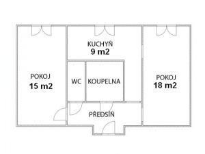 Prodej bytu 2+1, Jirkov, Karla Čapka, 53 m2