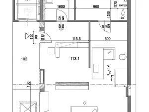 Pronájem ordinace, České Budějovice, České Vrbné, 72 m2