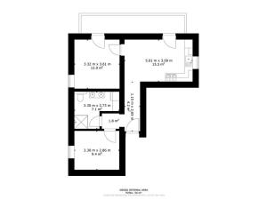 Prodej bytu 3+kk, Horní Planá, 51 m2