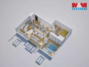 Prodej bytu 3+1, Ústí nad Labem - Severní Terasa, Jana Zajíce, 71 m2