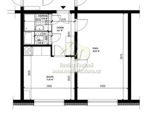 Prodej bytu 1+1, Klatovy, Za Beránkem, 42 m2