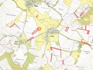 Prodej pole, Kbel, 70309 m2