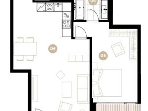 Pronájem bytu 2+kk, Praha - Smíchov, Holečkova, 74 m2