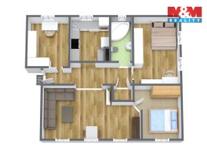 Prodej bytu 4+1, Karlovy Vary, Sládkova, 94 m2