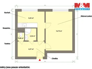 Prodej bytu 1+1, Františkovy Lázně, Otakara Březiny, 35 m2