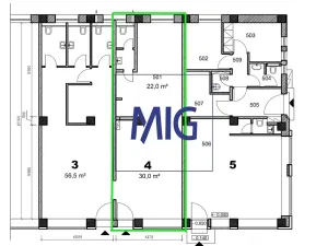 Pronájem obchodního prostoru, Brno, Merhautova, 52 m2