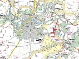 Prodej pozemku pro bydlení, Žatec, Žateckých letců, 909 m2