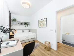 Pronájem bytu 2+kk, Praha - Vysočany, Odkolkova, 63 m2