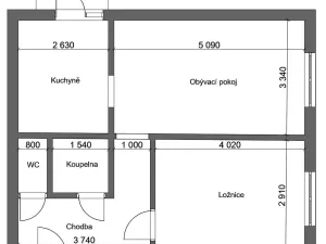 Prodej bytu 2+1, Ostrava, Petra Křičky, 51 m2