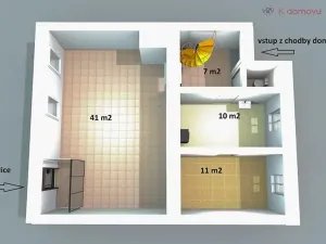 Pronájem obchodního prostoru, Brno, Pekařská, 140 m2