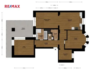 Pronájem bytu 4+kk, Plzeň, Slovanská, 126 m2