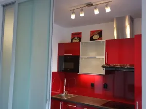 Pronájem bytu 1+kk, Praha - Holešovice, Jankovcova, 43 m2