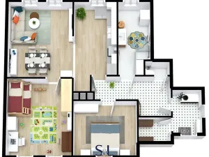 Prodej bytu 3+1, Česká Lípa, Hrnčířská, 76 m2