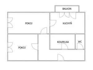 Prodej bytu 2+1, Ostrava - Poruba, Řecká, 45 m2