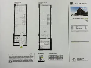 Pronájem bytu 2+kk, Praha - Vysočany, Kolbenova, 54 m2