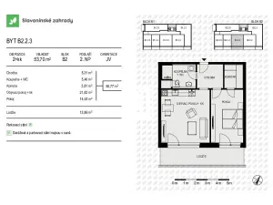 Prodej bytu 2+kk, Olomouc, Loudova, 54 m2