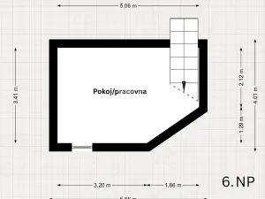 Pronájem bytu 3+kk, Praha - Troja, Povltavská, 116 m2