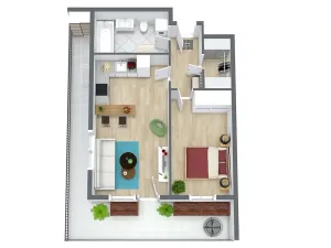 Prodej bytu 2+kk, Praha - Stodůlky, Medunova, 50 m2