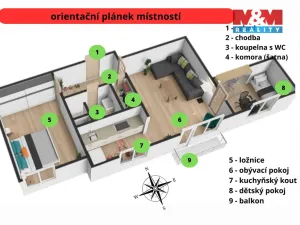 Prodej bytu 3+1, Ledeč nad Sázavou, Marie Majerové, 57 m2