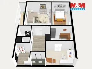 Prodej bytu 3+1, Brno - Starý Lískovec, Dunajská, 66 m2