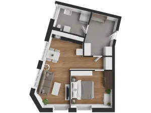 Pronájem bytu 2+kk, Kralupy nad Vltavou, S. K. Neumanna, 53 m2