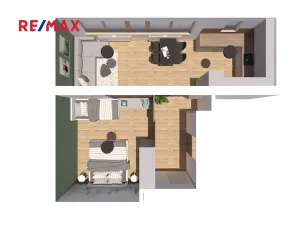 Prodej bytu 2+kk, Deštné v Orlických horách, 62 m2