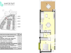 Prodej bytu 2+kk, Pulpí, Španělsko, Calle Mar de Barents, 50 m2