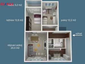 Prodej bytu 3+1, Ostrava - Dubina, Jaroslava Misky, 69 m2