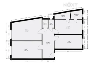 Prodej bytu 3+1, Praha - Libeň, Horovo náměstí, 90 m2