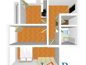 Pronájem bytu 3+kk, Praha - Liboc, Libocká, 60 m2