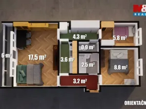 Prodej bytu 3+1, Ústí nad Labem - Ústí nad Labem-centrum, Velká Hradební, 52 m2