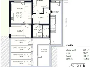 Prodej bytu 3+kk, Šlapanice, 83 m2