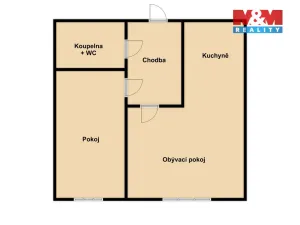 Prodej bytu 2+kk, Třešť, Palackého, 54 m2