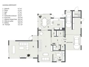 Prodej rodinného domu, Hradec Králové - Malšovice, Sportovní, 248 m2