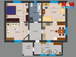 Prodej rodinného domu, Krchleby, 99 m2