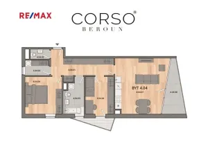 Pronájem bytu 3+kk, Beroun, Štulovna, 85 m2