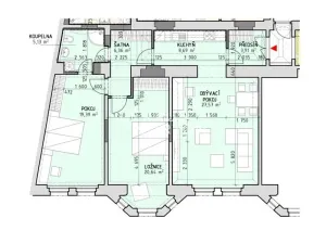 Pronájem bytu 3+1, Praha - Nové Město, Na Poříčí, 92 m2