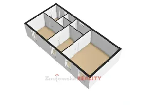 Prodej bytu 2+1, Znojmo, Vídeňská třída, 60 m2