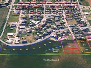 Prodej pozemku pro bydlení, Hrušovany u Brna, Pod Střediskem, 908 m2