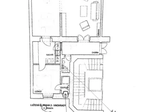 Pronájem bytu 2+1, Praha - Vinohrady, Lužická, 66 m2