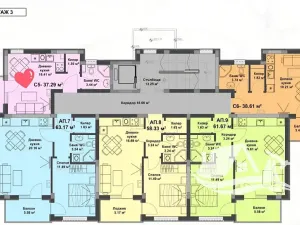 Prodej bytu 1+kk, Nesebar, Bulharsko, 33 m2