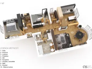 Prodej vily, Praha - Modřany, Rozvodova, 326 m2