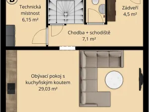 Prodej bytu 4+kk, Nevřeň, 95 m2