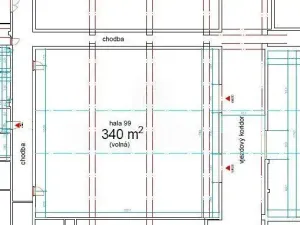Pronájem skladu, Praha - Michle, Magistrů, 341 m2