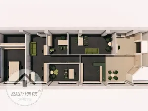 Pronájem kanceláře, Praha - Karlín, Sokolovská, 195 m2