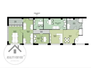 Pronájem kanceláře, Praha - Karlín, Sokolovská, 195 m2