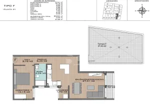 Prodej bytu 2+kk, Algorfa, Španělsko, 57 m2